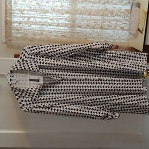 Ladies houndstooth tunic